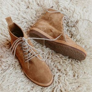 Jenni Kayne Tan Suede Ankle Boots